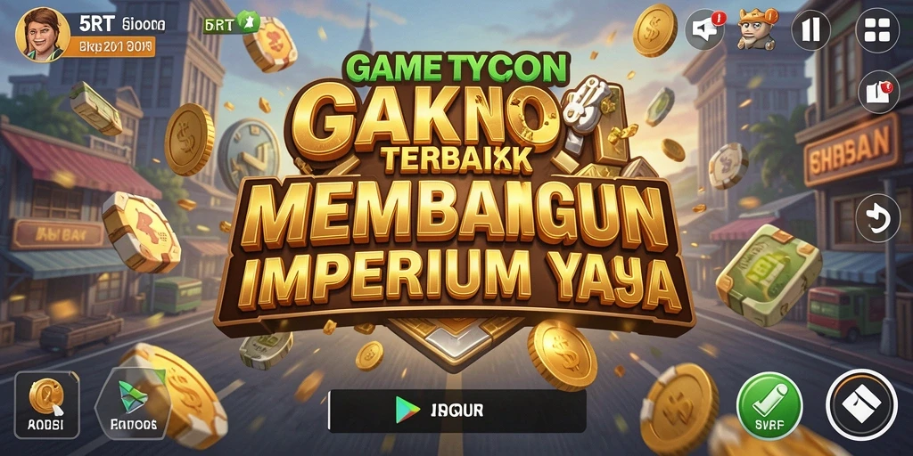 Tangkapan layar gameplay 5RT yang menunjukkan strategi bisnis yang menarik.