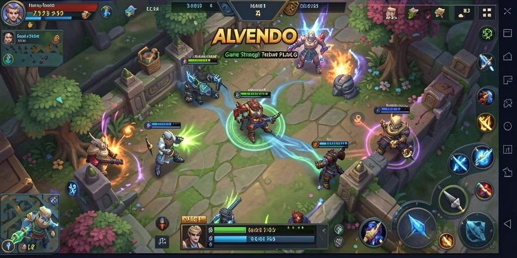 Tampilan gameplay SLG yang menarik dan mendalam di ALVENDO.