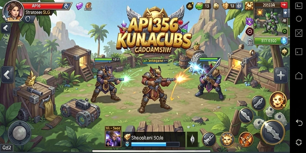Tampilan menarik dari gameplay strategis API36.