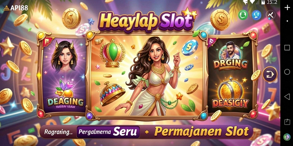 Screenshot gameplay API88 menunjukkan keseruan permainan Slot yang mendebarkan.
