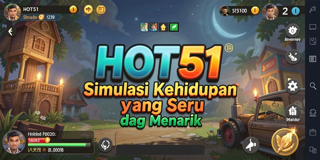 Tampilan screenshot HOT51 menampilkan gameplay simulasi yang seru dan interaktif.