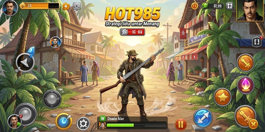 Tampilan gameplay yang menegangkan dan penuh strategi.
