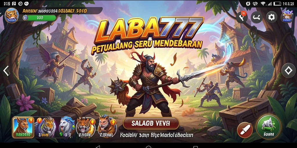 Tampilan gameplay menakjubkan dari LABA777 saat menjelajahi dunia petualangan.