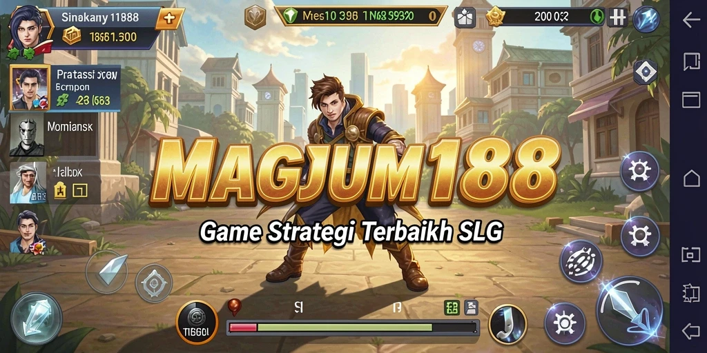 Screenshot gameplay menunjukkan aksi seru dalam mode SLG.