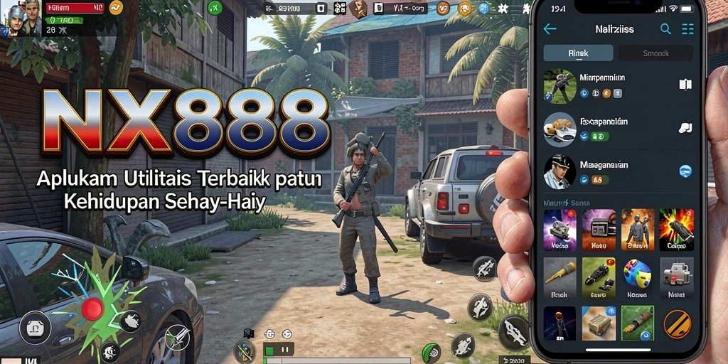 Tampilan antarmuka NX888 yang intuitif dan fungsional.