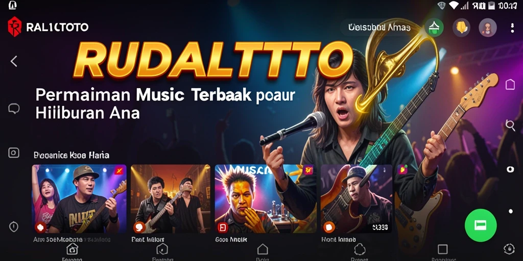 Tampilan gameplay seru dengan musik yang mengasyikkan.