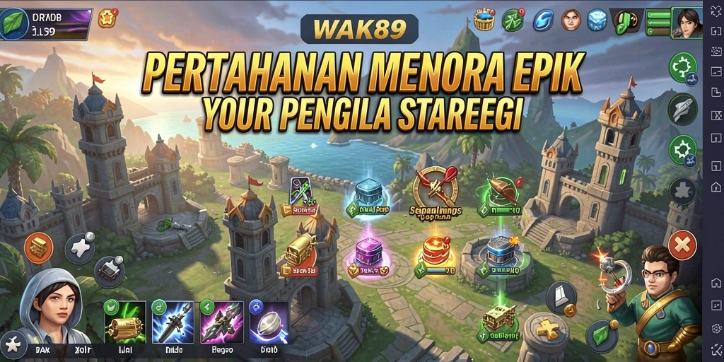 Gameplay seru dan menegangkan dari WAK89 yang penuh strategi.