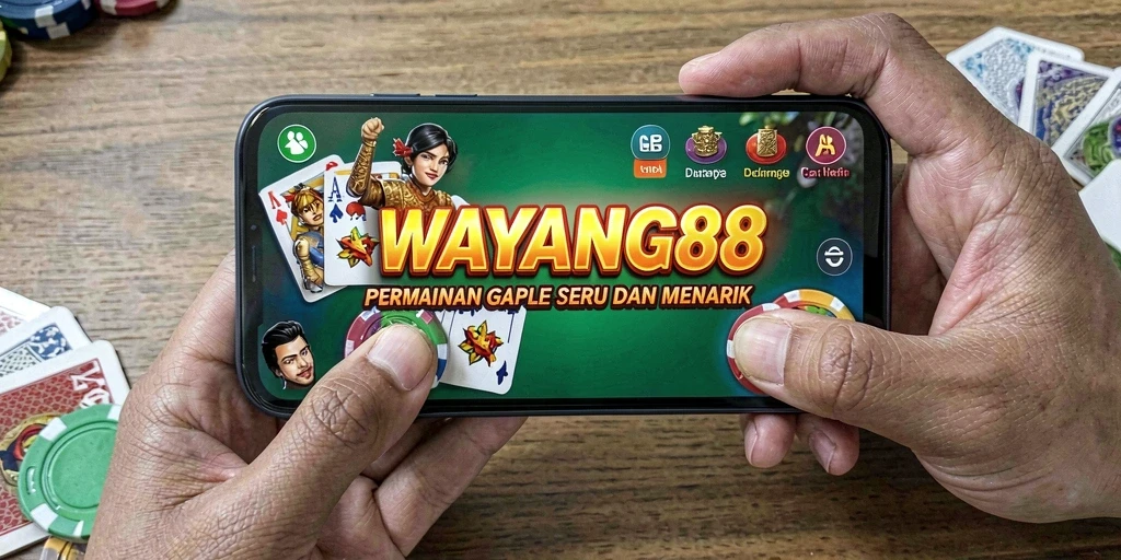 Screenshot gameplay WAYANG88 yang menunjukkan keseruan permainan Gaple.