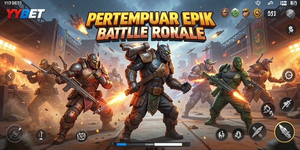 Tampilan gameplay seru di medan pertempuran YYBET